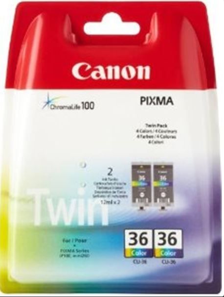 Canon CLI-36 - 2 pack (1511B018), farebná